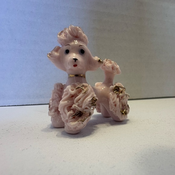 Vintage Lefton Lass and Poodles Porcelain Japanese Figure #692 - Picture 8 of 8